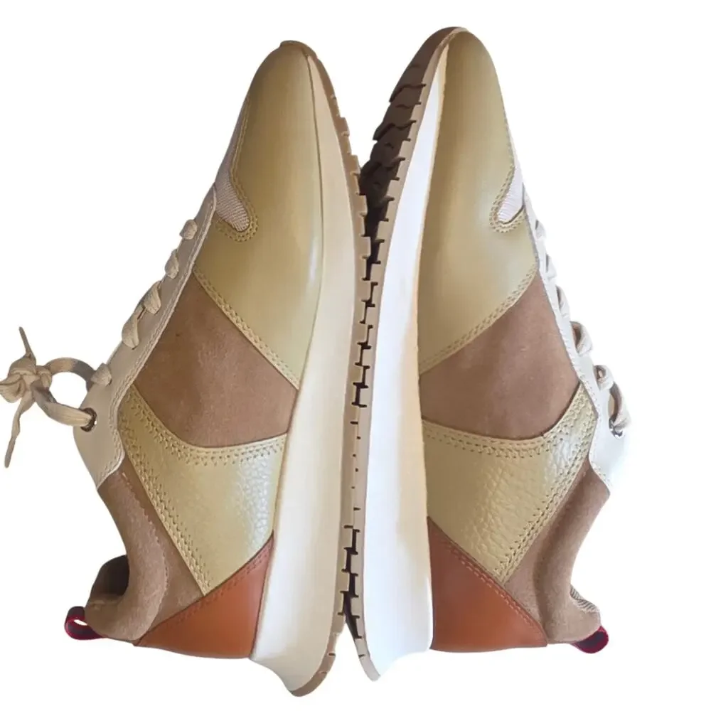 J McLaughlin Emerson Sneakers sz 9 Leather & Suede Great Traction NEW Shoes